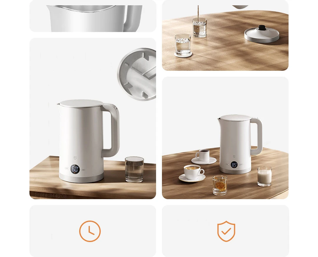 Description Picture 4 of itemIconic Brand MIJIA Constant Temperature Electric Kettles 3 Kitchen Appliances LED Display 24H Intelligent Thermos 4 Modes Tea Coffee