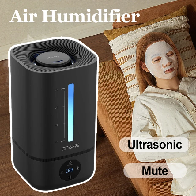 4L Large Capacity Air Humidifier Mute Large Spray Volum Diffuser Ultrasonic Digital Display Replenishment Humidifier Home Decor 1