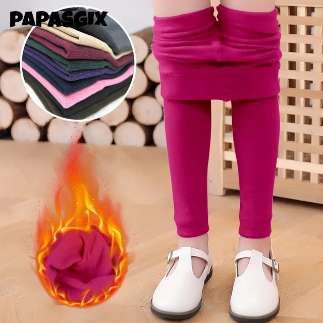 papasgix Womens Translucent Leggings Warm Fleece Pantyhose Body