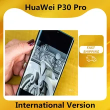 International Version HuaWei P30 Pro VOG-L29 Mobile Phone 40W Super Charger Kirin 980 NFC 40.0MP Wireless Charge 6.47" OLED