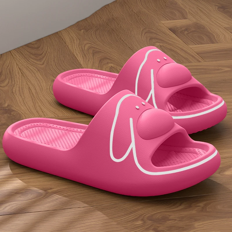 Lovely Soft Bottom Bear Slippers Women Comfortable Indoor Non Slip Platform Slippers Woman 2026 Outdoor Beach Flip Flops Female