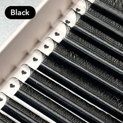DIYDAY Natural Soft Brown Premade Volume Fans Y - Shape Eyelash Extensions - 7mm (Black YY)