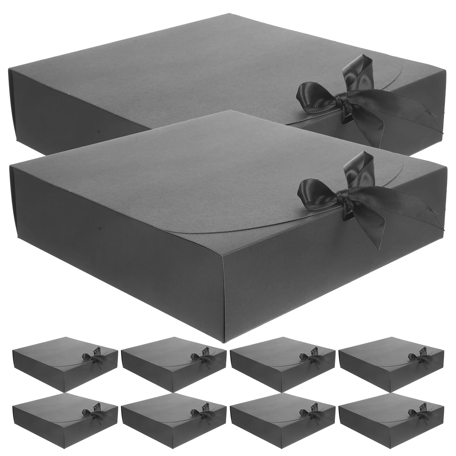 

10 Pcs Gift Box Boxes for Presents Container Candy Kraft Paper Goodies Holder Dessert Containers With Flip Lids Wrapping Gifts