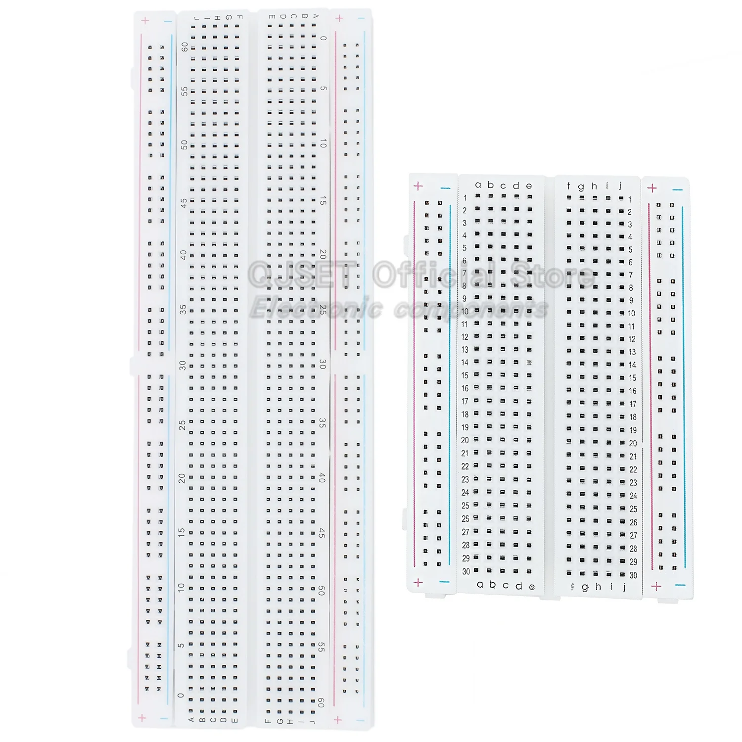 1pcs MB-102 MB102 브레드보드 400 830홀 솔더리스 PCB 브레드보드 테스트 개발 점퍼65핀 DIY 아두이노 실험실용 SYB-830