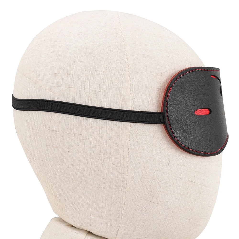 Sesso Prodotti del sesso Maschere per flirt BDSM Bondage Giocattoli erotici per il sesso Pelle Cartone animato Maschera per gli occhi Ombreggiatura Sonno Blindf_voghion.com
