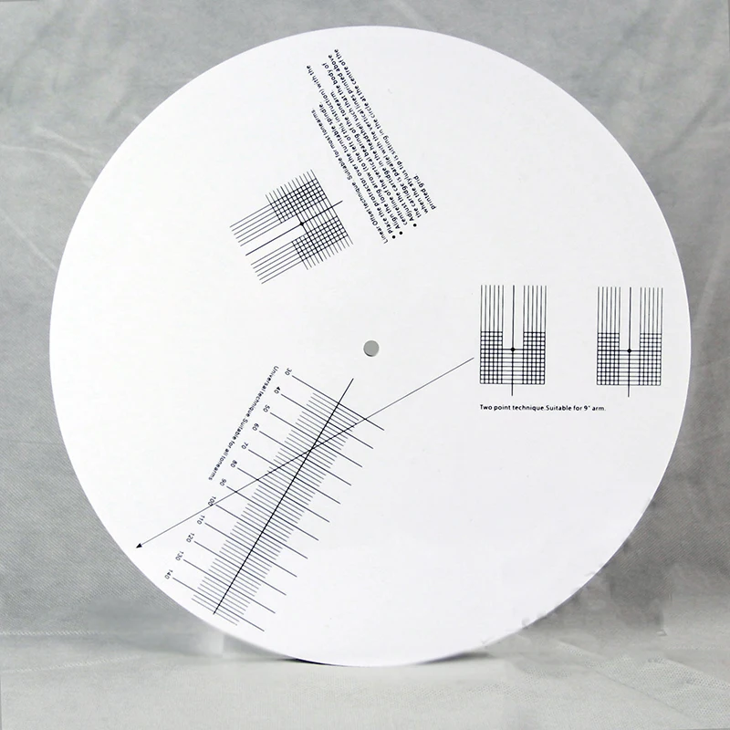 LPVinylPickupStylusCalibrationDistanceGaugeProtractorAdjustment