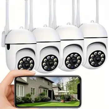 v360 pro WiFI IP Smart Camera 8MP HD Color Night Vision Wireless Home Security Camera 2-Way Sound And Motion Push Notification 1