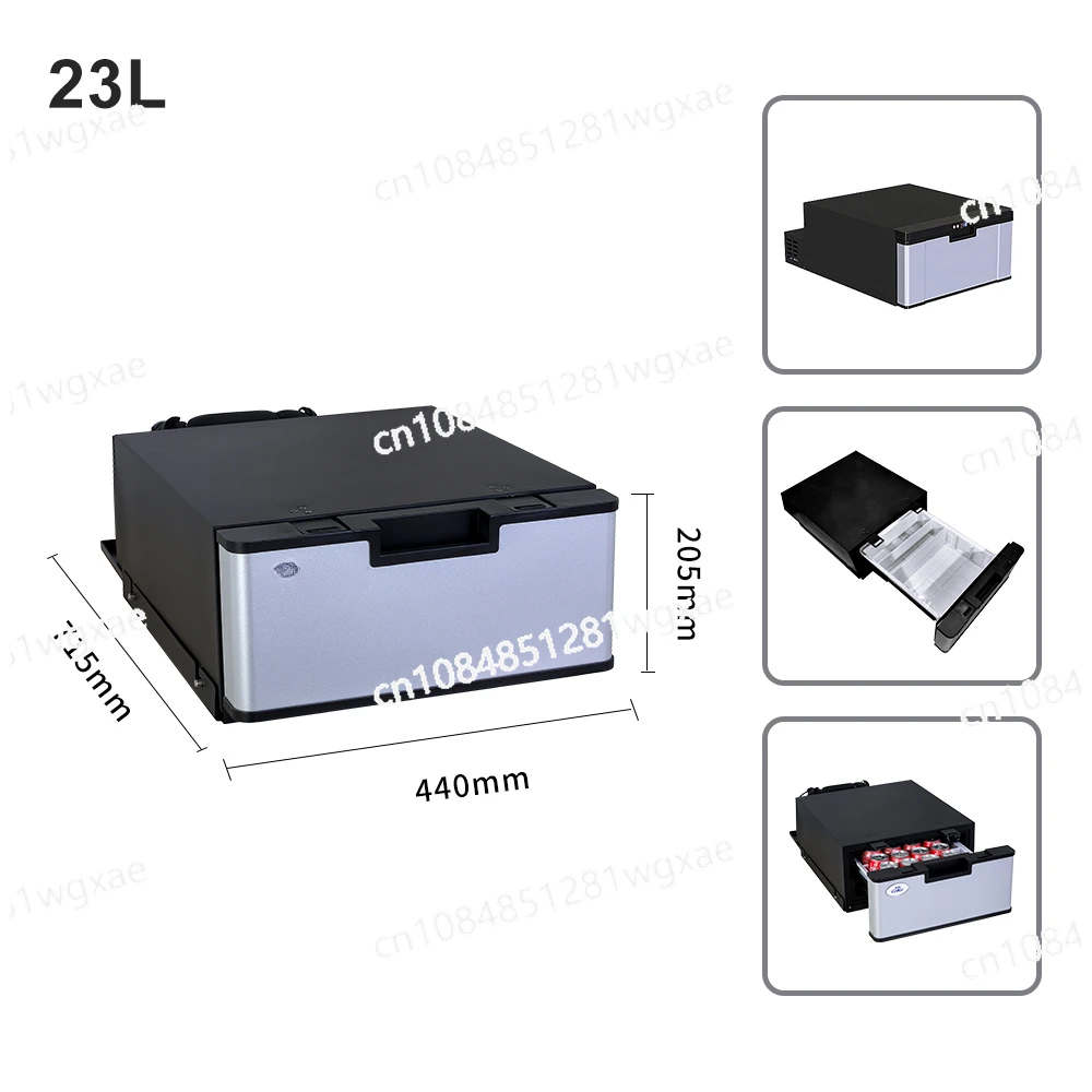 

DC-23DR Built-in Car Mounted Ice Table Side Horizontal Drawer Mini Refrigerator