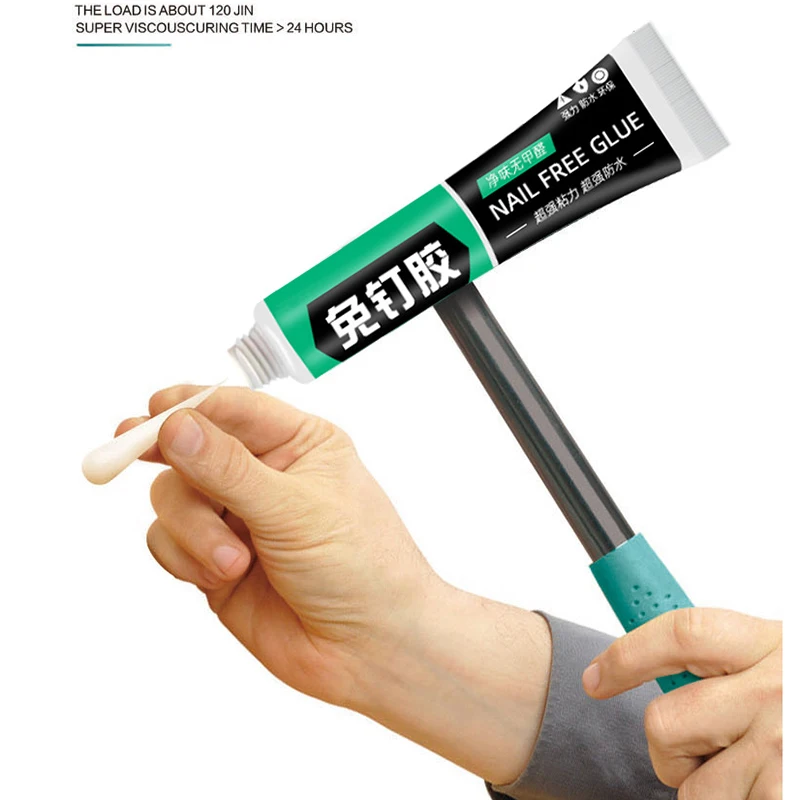 6/12/20/60ml All-purpose Glue Quick Drying Glue Strong Adhesive Sealant Fix Glue Nail Free Glue for Plastic Glass Metal Ceramic