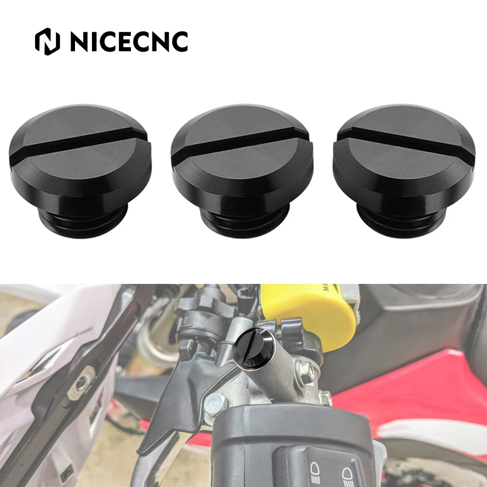 Alluminio M10X1.25 Foro Specchio Tappo A Vite Tappi Per Le Orecchie Per Yamaha Mt-03 Mt-07 Mt-09 Mt-10 Mt-25 Tricity 125 155 Xsr700 Ybr 125 K Bullone 