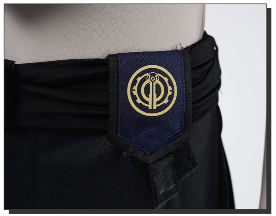 Arcane Vi Black PU Tops Uniform Cosplay Costume