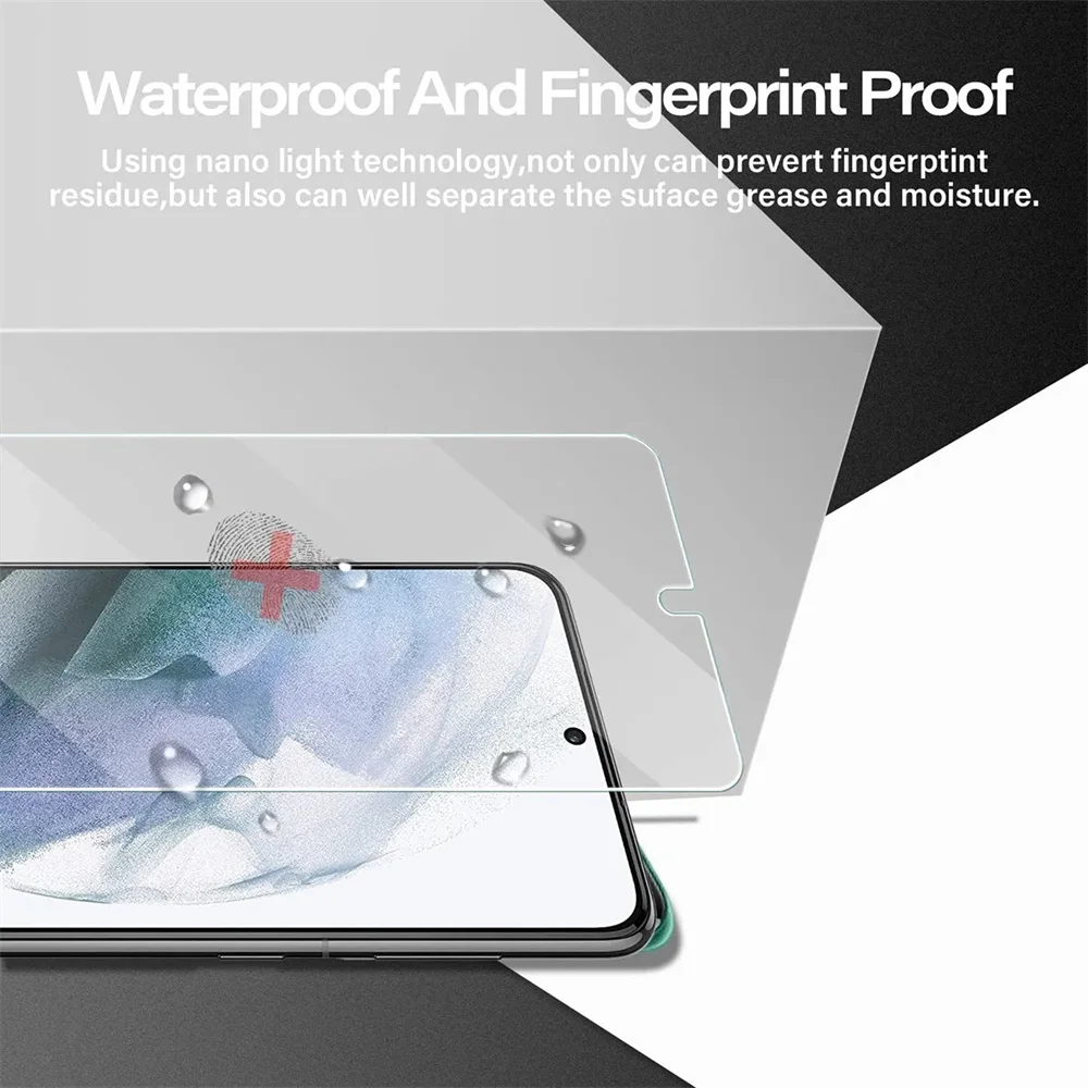3-Pack Tempered Glass Screen Protector with Fingerprint Unlock