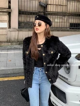  Wool Coat for Women 2022 Spring and Autumn Winter Versatile Latest Plush Loose Top Coat Women Clothes Jackets Jackets for Women 