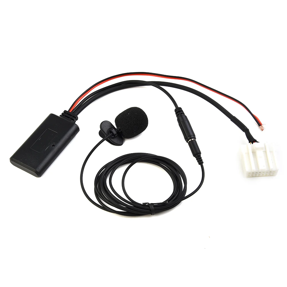 

1 Set Car AUX Audio Cable Adapter Bluetooth Mic Audio Cable For Mazda 3 6 Stereo Radio Receiver Module AUX Adapter Music Adapter
