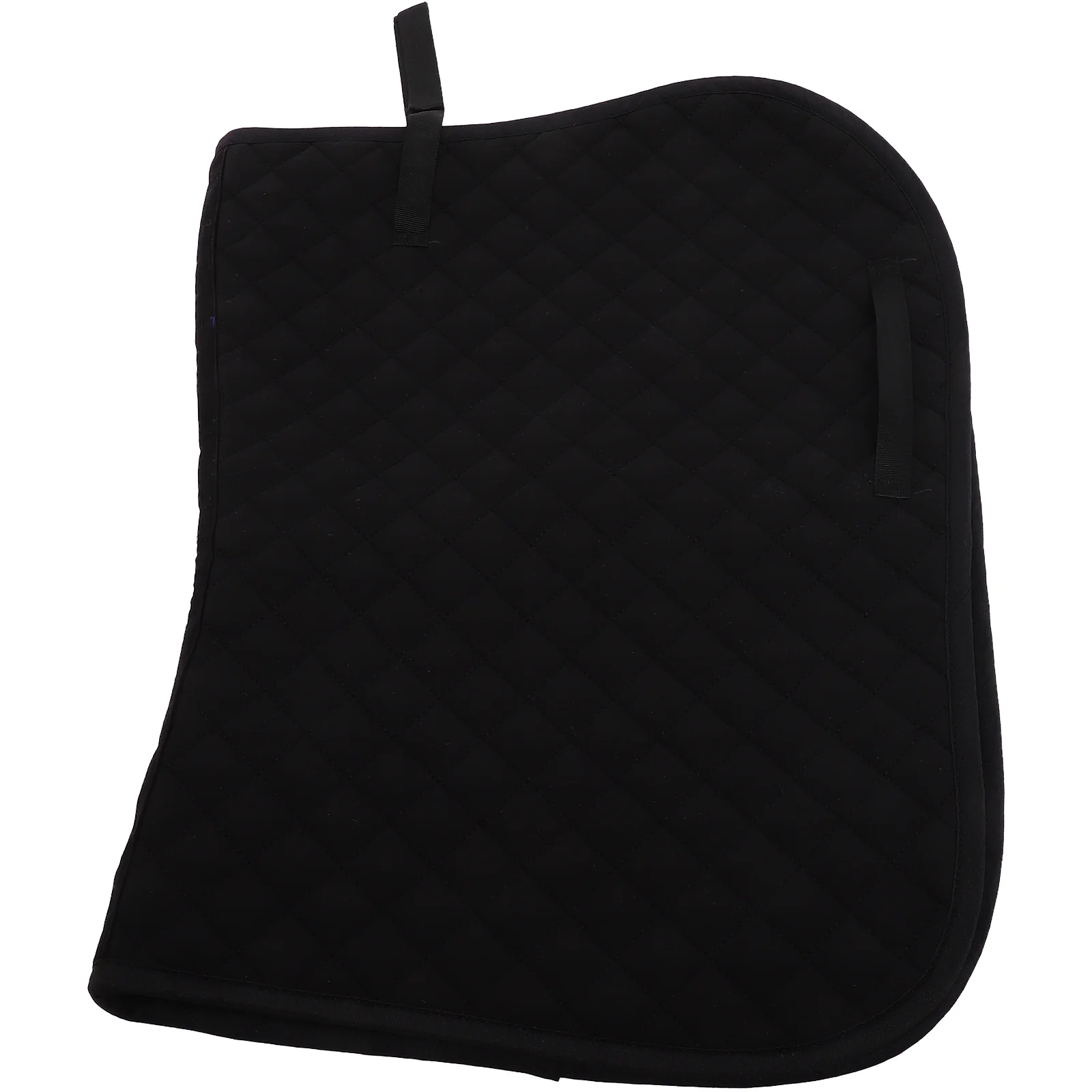 Horse Stables Saddle Pad Pads for Seat Cover Riding Accessories Black Polyester