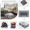 2PCS Household Bed Bottom Storage Box Collapsible Non-Woven Clothing Quilt Toy Blanket Storage Box Storage Bag 2