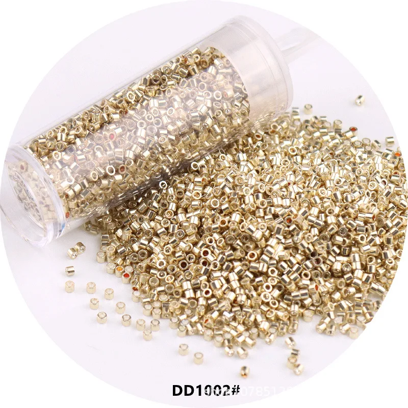 Glass Beads 840pcs 11/0 DB 1.3x1.6mm Uniform Metallic Opaque Color Spacer For DIY Jewelry Making