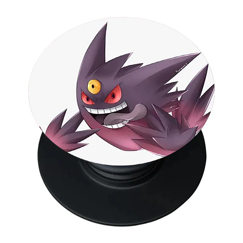Stylish Black Gengar Phone Grip and Stand Holder