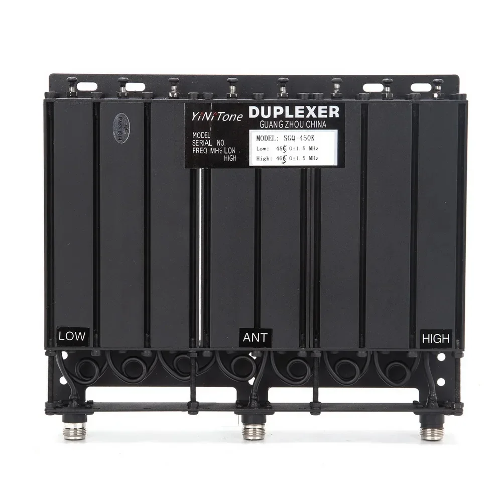 SGQ-450K 100W 무전기 UHF400-470MHz 휴대용 듀플렉서 대역폭 ±1.5MHz 맞춤형 주파수 중계소 인터콤 박스