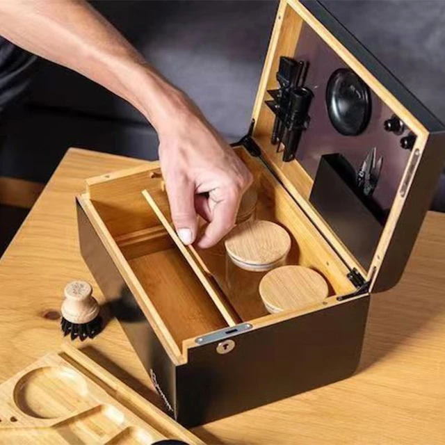 Wooden Stash Box Bundle, Rolling Tray, Jar, Rolling Kit, Rolling Tray Stash  Box with Lock, Rolling Tray Bundle, Bamboo Rolling Tray with Lid,  Accessories, Wood Storage Set, Locking Stash Box