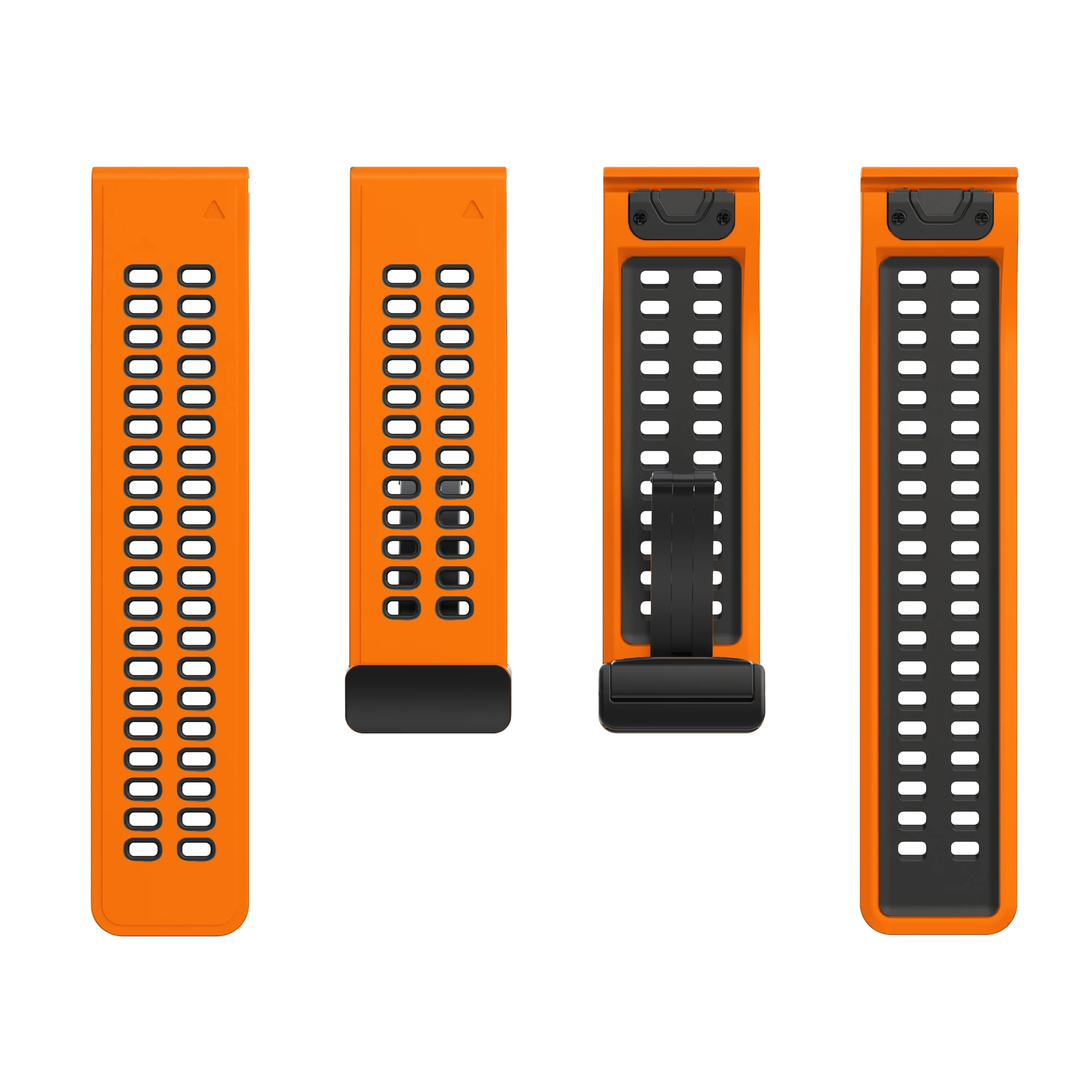 Two-Tone Magnetic Silicone Sports Strap - QuickFit 22/26mm Replacement Band