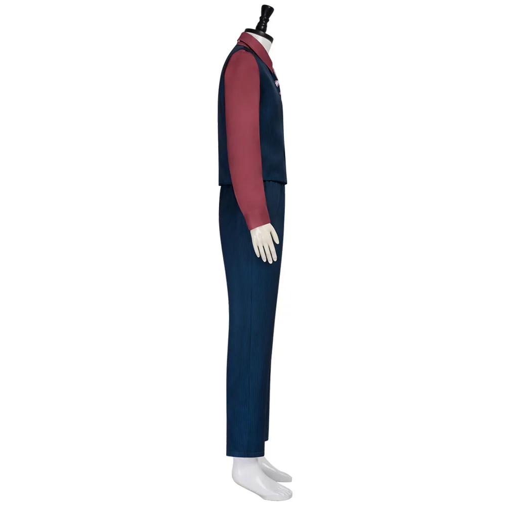 Finley | Rose Red Suit Costume Cosplay 28 Generic Rose-Themed Suit Costume for Men (Unofficial)