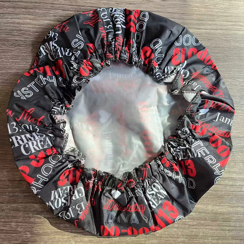 Greek alphabet sorority women's indoor waterproof bathing cap 3