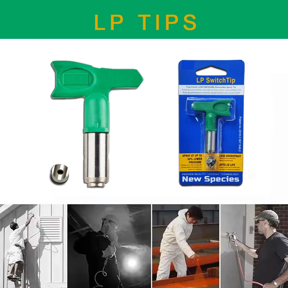 Punte Airless Ugello A Bassa Pressione Interruttore Punta A Spruzzo Con Protezione Ugello Per Wagner/Titan Pistola A Spruzzo Airless Strumenti Di Vern