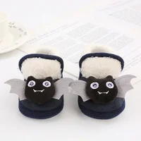 Boys And Girls Cartoon Pattern Padded Cotton Shoes Winter 0-18 Months Baby Soft Bottom Non-slip Walking Shoes 3