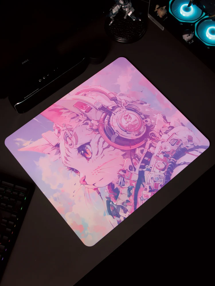 Unusualwaysports Game Mouse Pad Data Cat Gd4 Hero mm Color Coating sem Travamento de Bordas Impermeável Lavável Muito Suave - Imagem 2