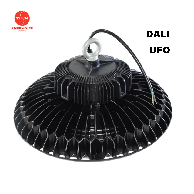 waterproof industrial 100w 150w 200w ufo led high bay with hood