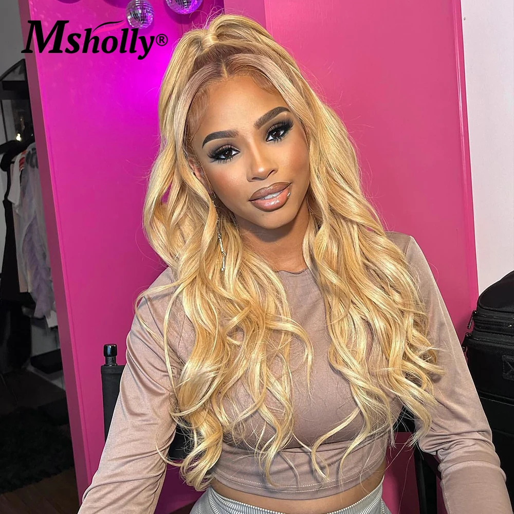 

Pre Plucked Platinum Ash Blonde 13x4 Lace Front Human Hair Wig Body Wave 613 Guleless Wig Lace Frontal Ombre Remy Wig For Women