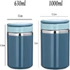 630/1000ML Food Thermal Jar Insulated Soup Cup Thermos Containers Stainless Steel Lunch Box Thermo Keep Hot for School Children 2