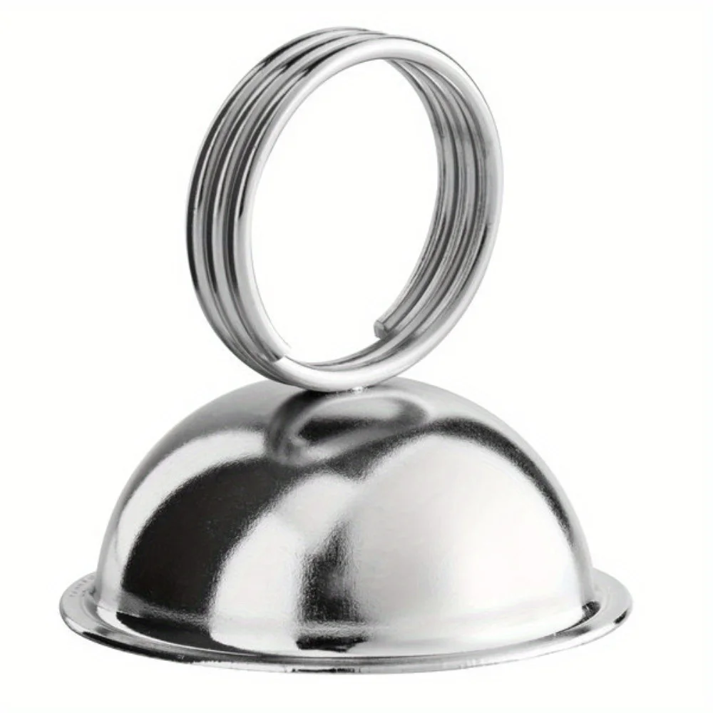Sleek Stainless Steel Minimalist Card Display Holder