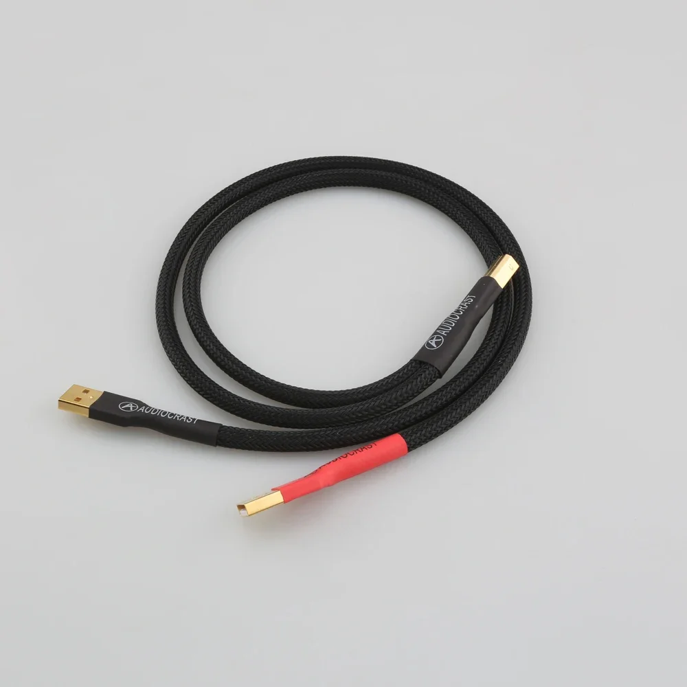 하이엔드 전원 공급 장치 신호 분리 USB 케이블, USB A to B 오디오 DAC 앰프, 독립 전원 PSU 와이어