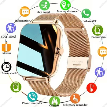 2025 Smart Watch Display HD da 2.01 pollici Chiamata Bluetooth Messaggio Previsione Modalità sportive Quadrante fai da te Previsioni meteo Orologi per uomo Donna