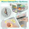 Kids Grocery Store Playset with Vending Machine Checkout Counter Coffee Maker 6