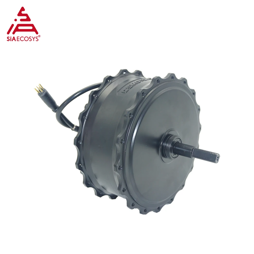 Toothed Brushless Hub Motor with Disc Brake QS MOTOR 159.8 60H 1000W 48V to 72V