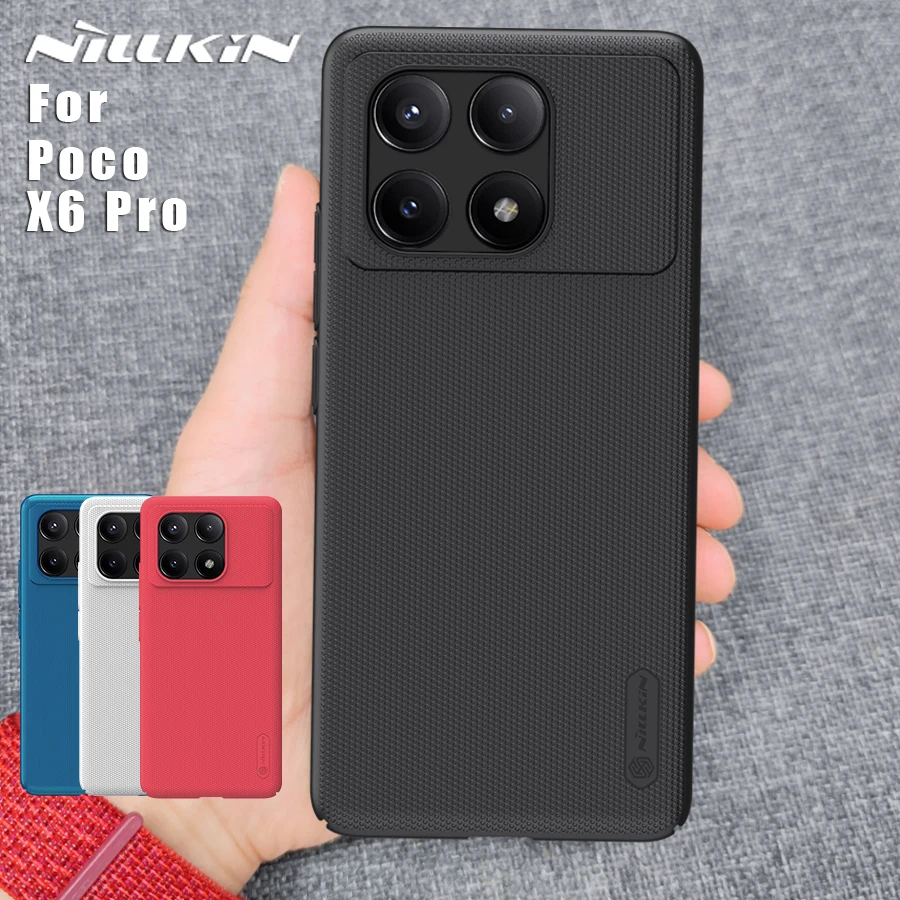 

Nillkin for Xiaomi Poco X6 Pro 5G Case Full Super Frosted 360 Back Cover Protective Cases for PocoX6Pro