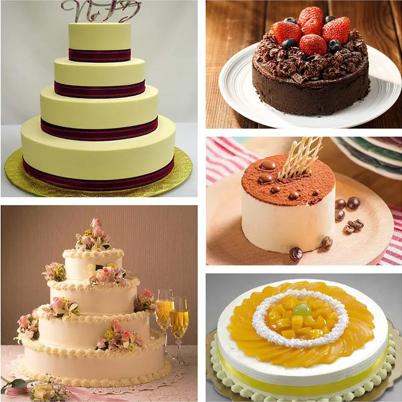 Silicone Cake Molds 4 6 8 10 Inch Round 2 3 4 Tier Heat Resistance Circle Baking Pan