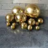 Christmas Ornament 201 Stainless Steel Titanium Gold Hollow Sphere 25-200mm