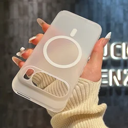 Ultra Thin Frameless Shockproof Cooling Matte Magnetic Case with Wireless Charging Compatibility - Google Pixel 8 Pro (White)