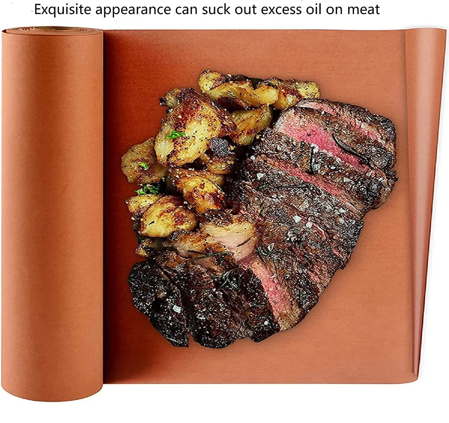 Description Picture 3 of itemFood Grade Butcher Paper Roll Unwaxed Unbleached Uncoated Suitable for Smoking All Meat Varieties Barbecue Meat Wrapping Paper