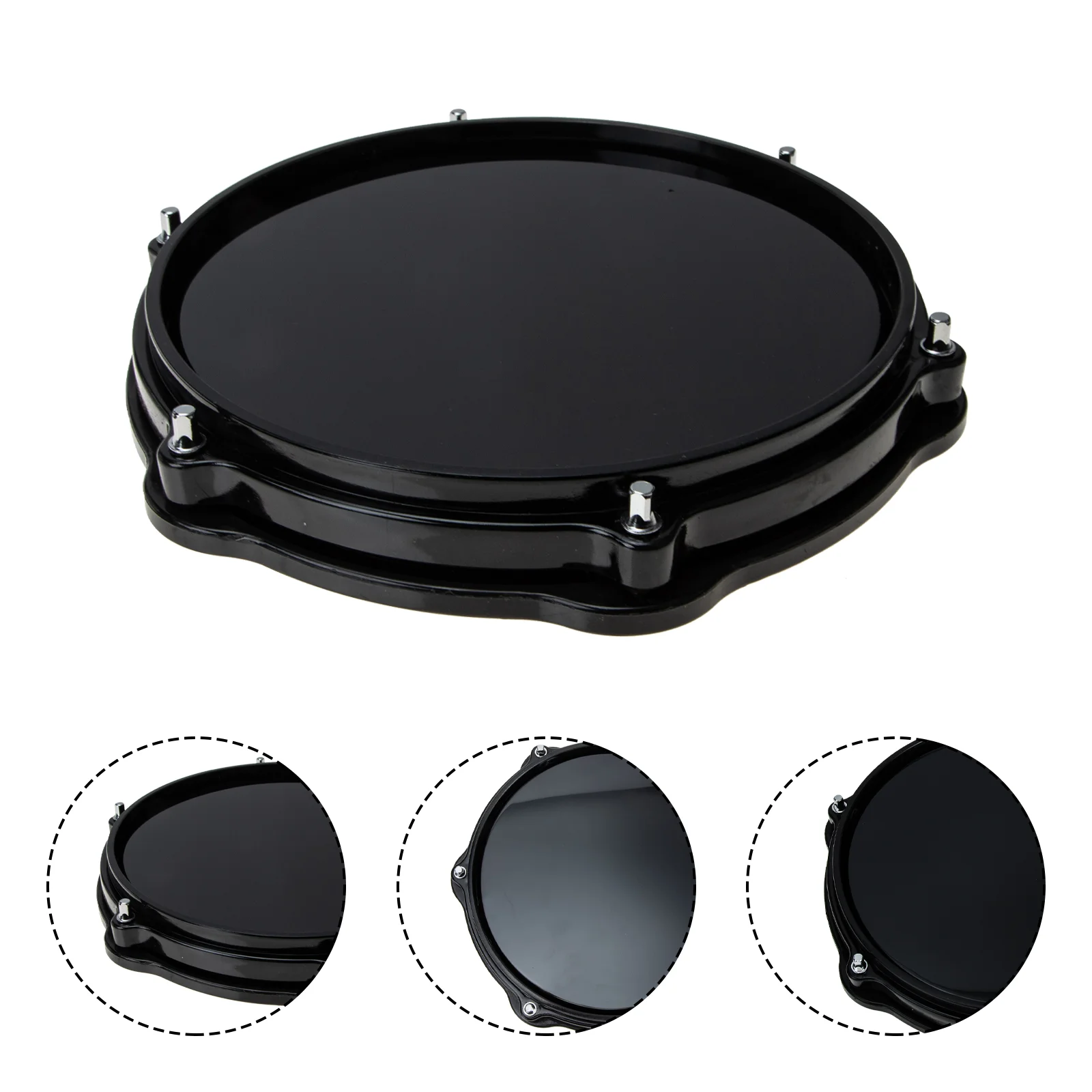 

Rubber Electronic Drum Pads Mute Silent Rubber Tunable Marching Sound Silencer Pad for Percussion Instrument Parts Drum Kit