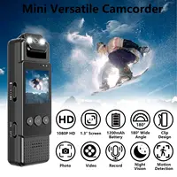 2MP HD Mini Camera 1.3" HD Screen Portable Pocket Body Small Digital Video Recorder Sports Camcorder 2