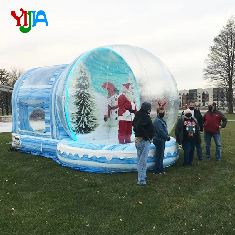 

Hot 3/4/M -10/13Ft Attractive Christmas Inflatable Giant Snowglobe Human Size Snow Globe Blow Up Giant Inflatable Snow Globes