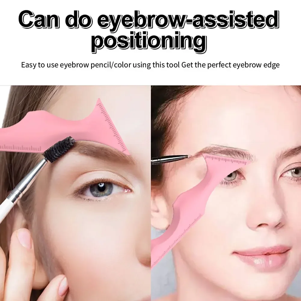 Resusable Silicone Eyeliner Ruler Multi-Functional Eye Makeup Auxiliary Eyeliner Tools 1PC eyeliner stencil tool,makeup tools,eye makeup tools
