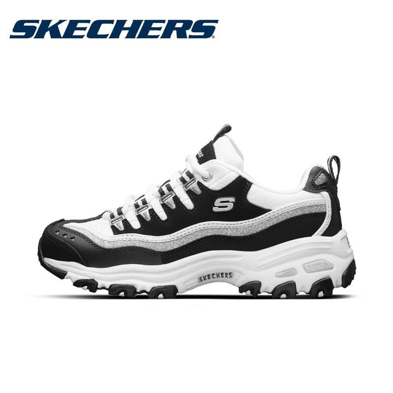 Skechers 오리지널 여성용 스니커즈, 여성 패션 청키 신발, 스포츠 테니스 여성 통기성 워킹 레이스업 스니커즈