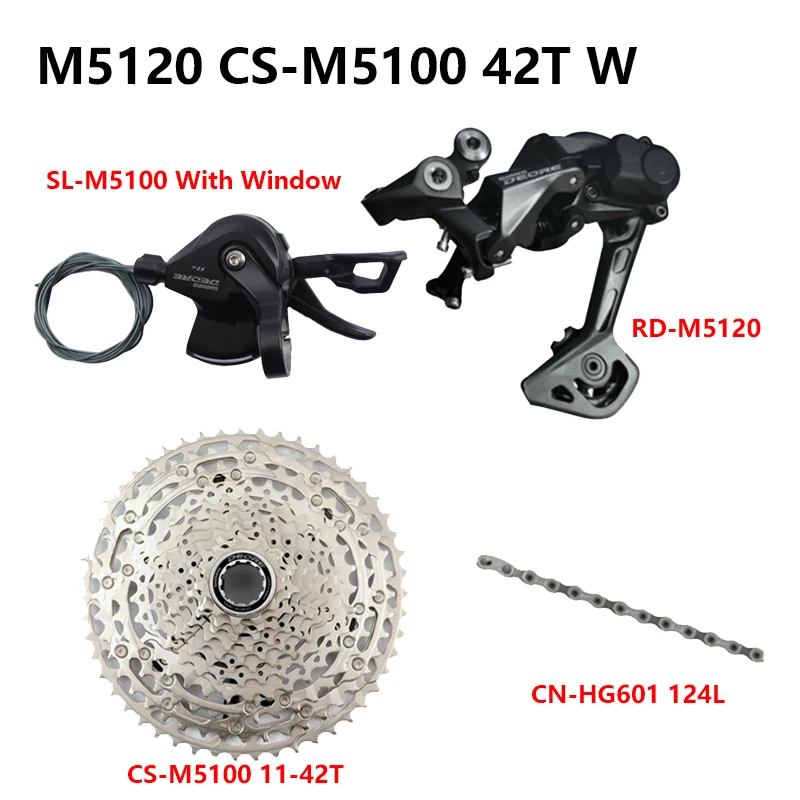 パーツ DEORE CS-M5100 11s SHIMANO DEORE M5100 M5120 M7000 Sunrace CSMS8 11s Groupset