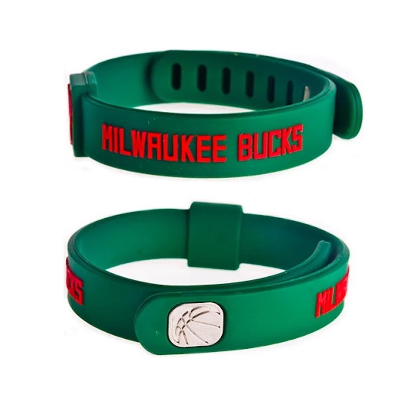 Basketball Bracelet Silicone Wristband Adjustable Size